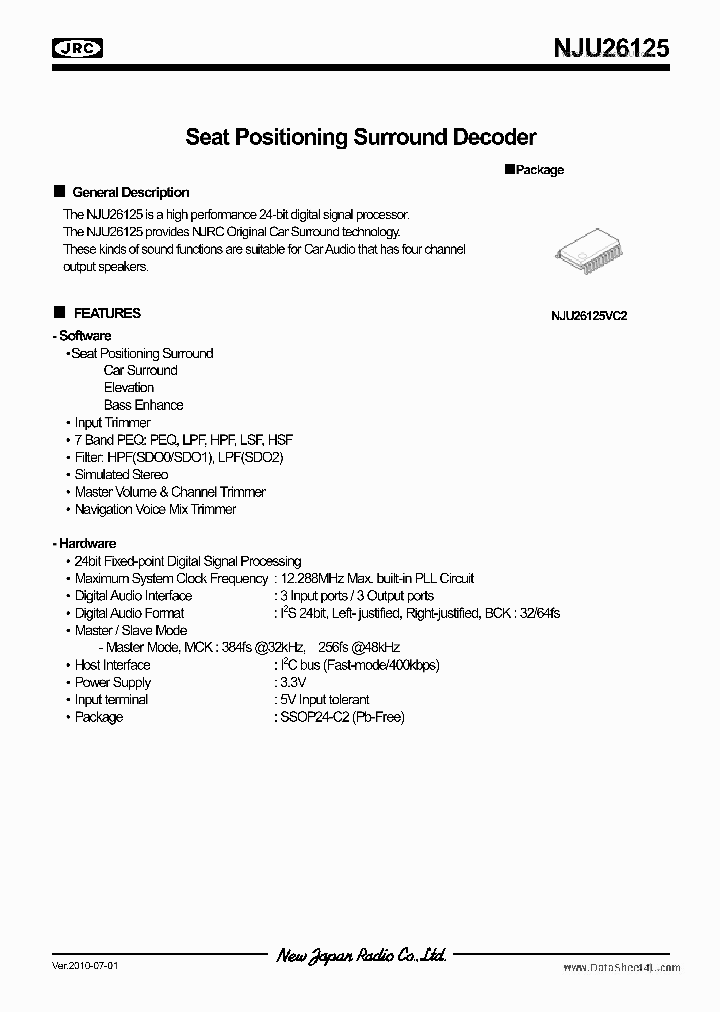 NJU26125_71423.PDF Datasheet