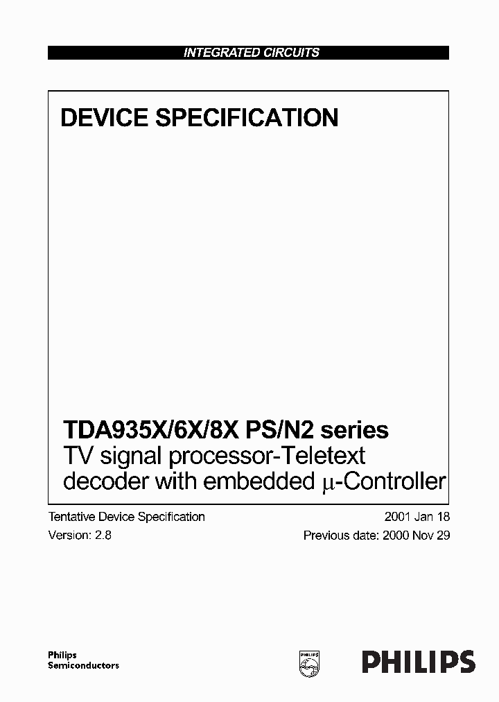 TDA935X_71556.PDF Datasheet