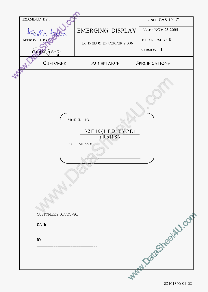 EW32F40_43975.PDF Datasheet