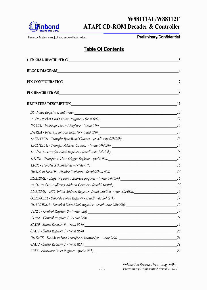 W88112F_82026.PDF Datasheet