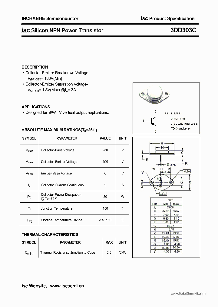 3DD303C_82823.PDF Datasheet