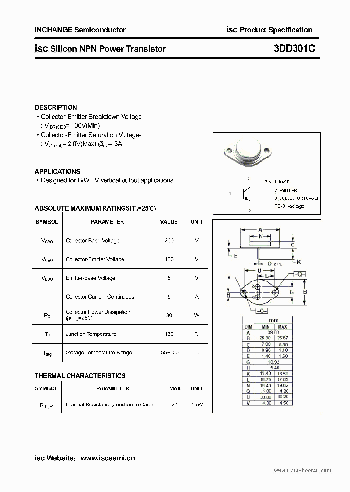 3DD301C_82819.PDF Datasheet