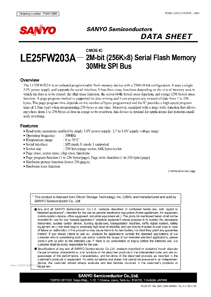 LE25FW203A_83272.PDF Datasheet