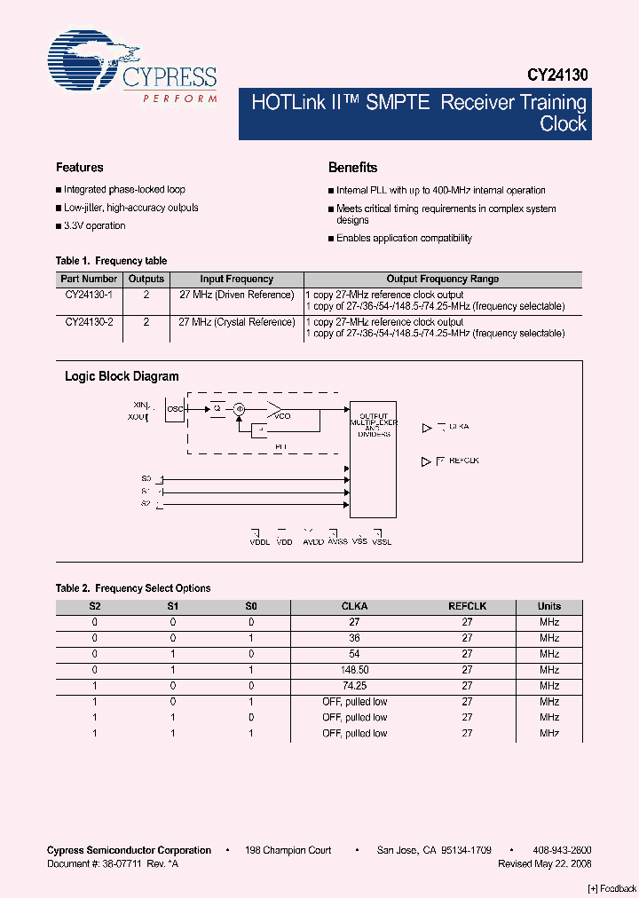 CY24130ZXC-1_85881.PDF Datasheet