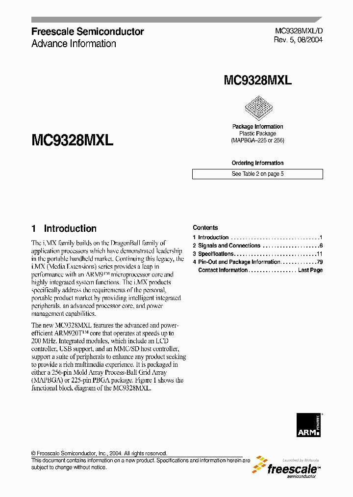 MC9328MXLD_87297.PDF Datasheet