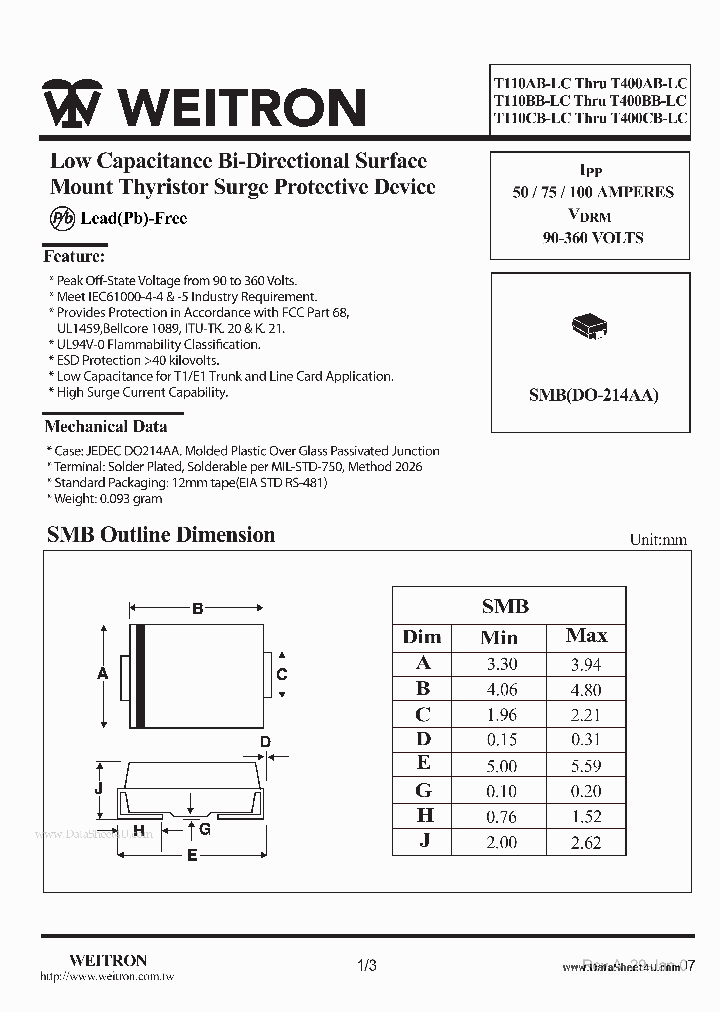 T400BB-LC_89401.PDF Datasheet