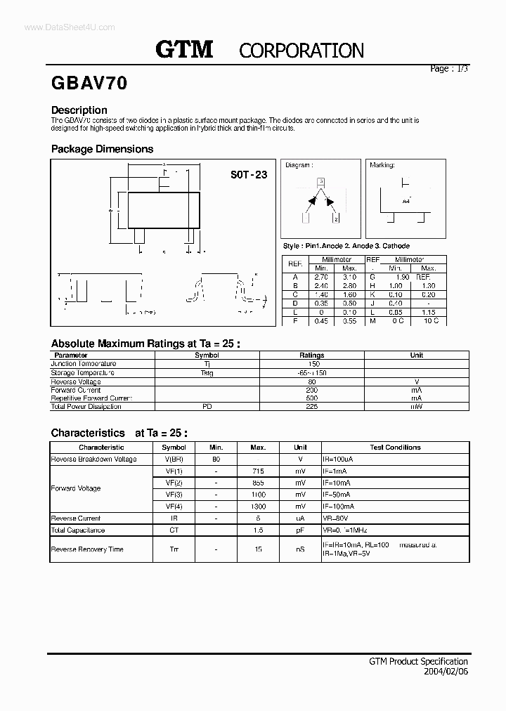 GBAV70_44997.PDF Datasheet