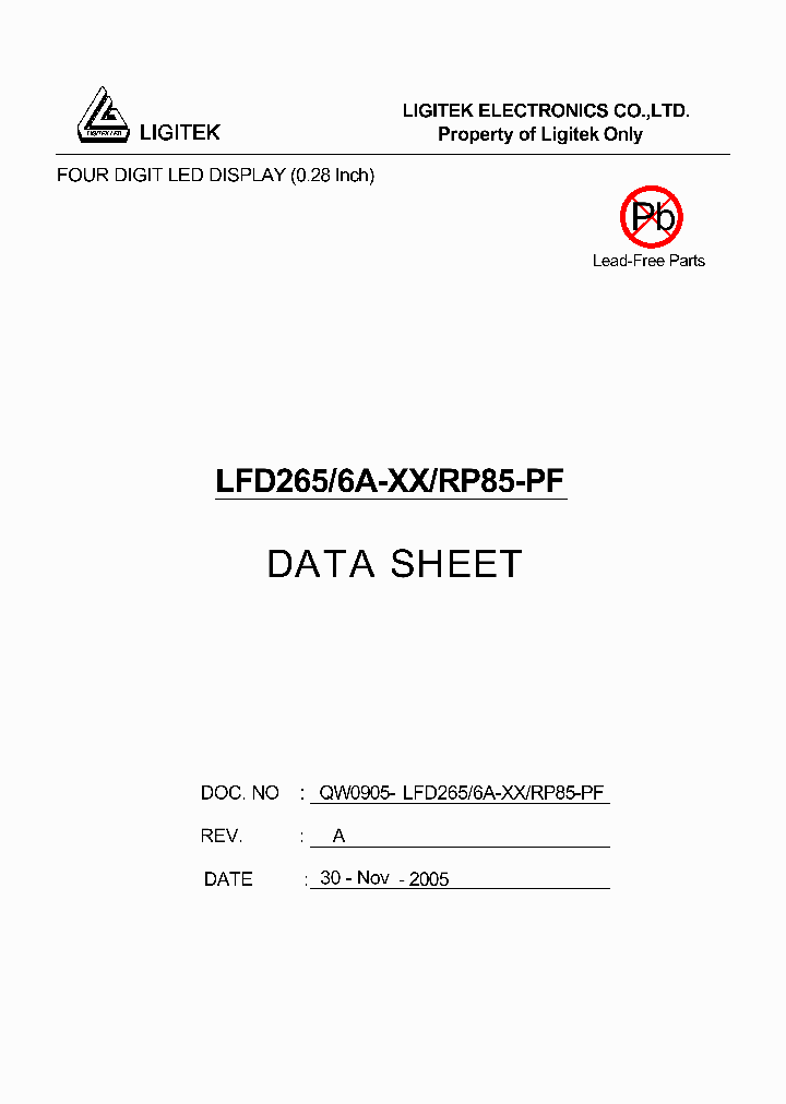 LFD265-6A-XX-RP85-PF_97930.PDF Datasheet