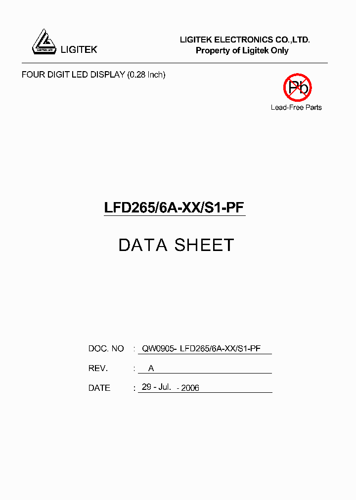 LFD265-6A-XX-S1-PF_97931.PDF Datasheet