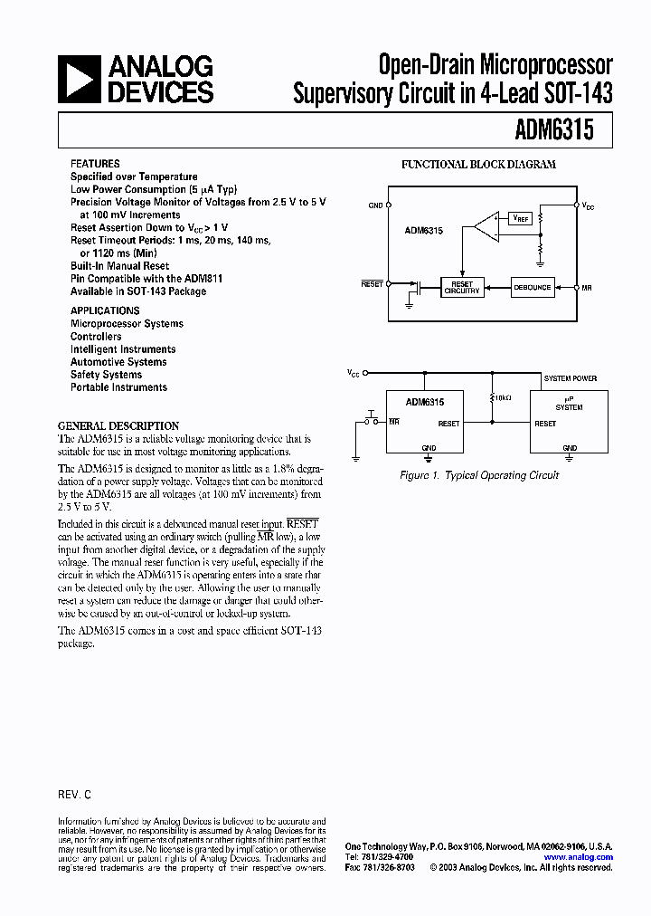 ADM6315-30D4ARTRL7_116316.PDF Datasheet