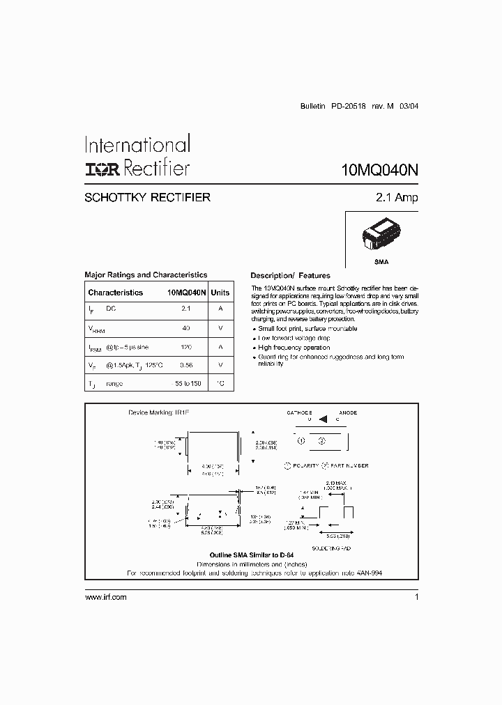 10MQ040NTR_119069.PDF Datasheet