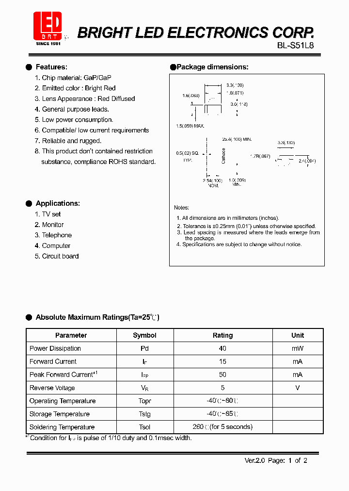 BL-S51L8_107826.PDF Datasheet