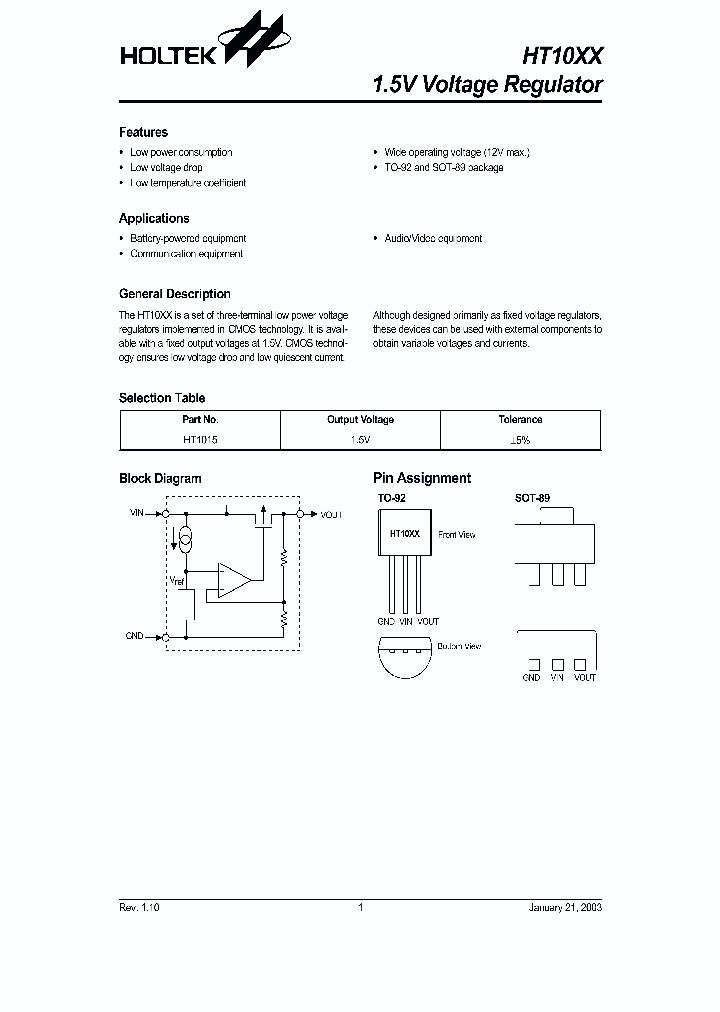 HT1015_118428.PDF Datasheet