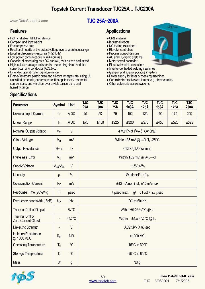 TJC100A_132994.PDF Datasheet