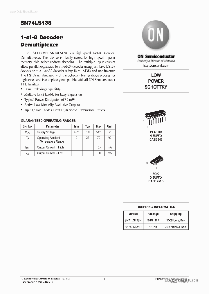 74LS138_134615.PDF Datasheet