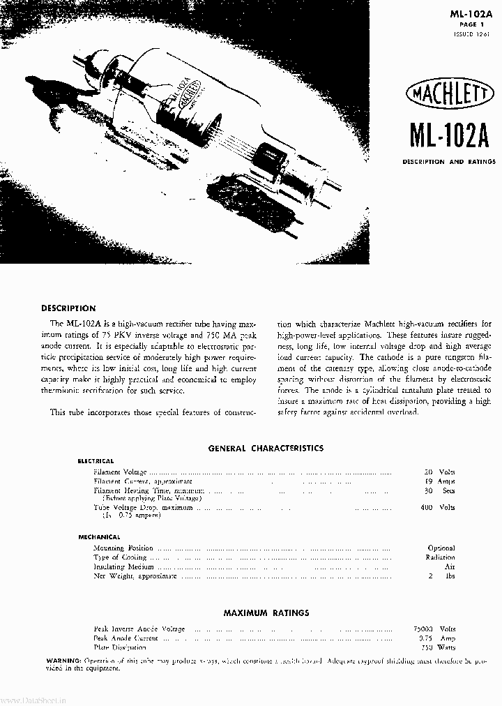 ML-102A_138343.PDF Datasheet