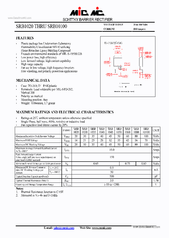 SRB10100_140604.PDF Datasheet