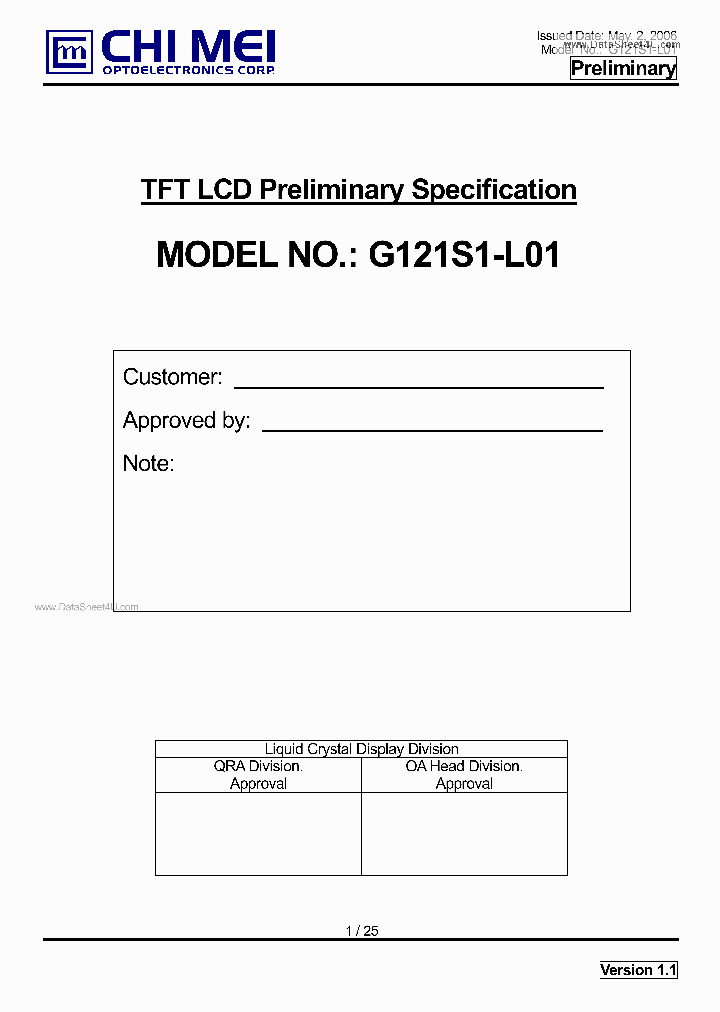 G121S1-L01_141726.PDF Datasheet