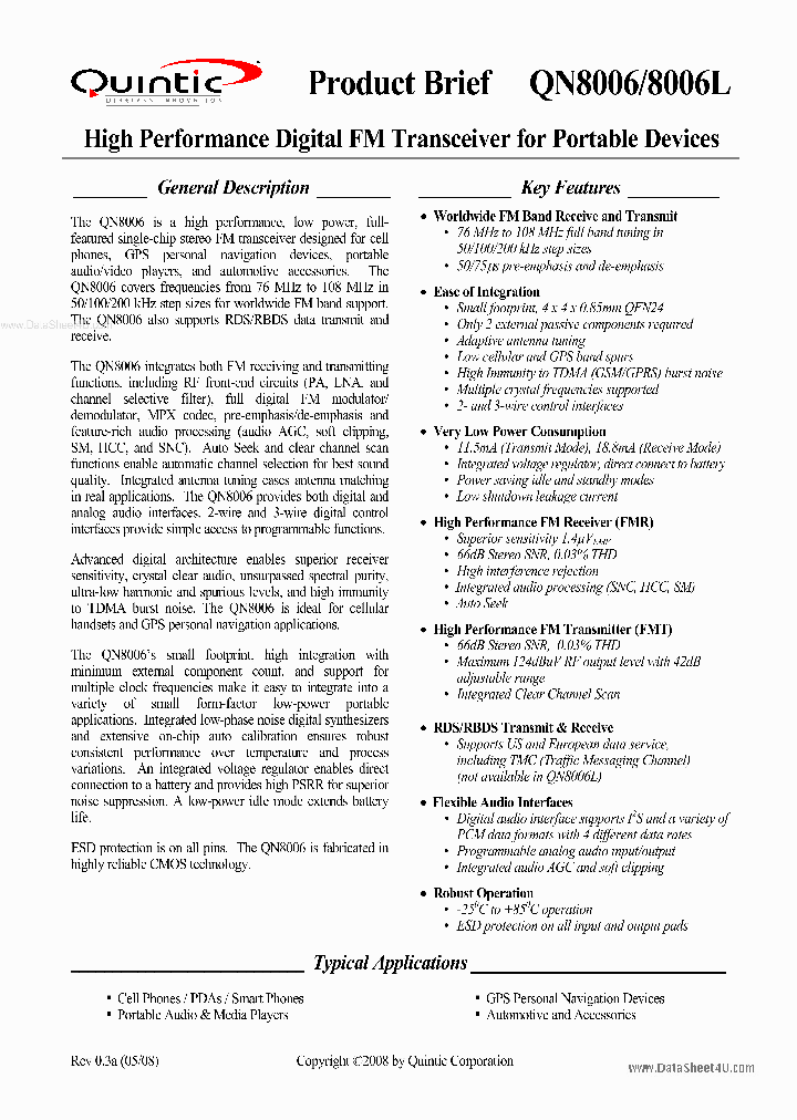 QN8006_142330.PDF Datasheet