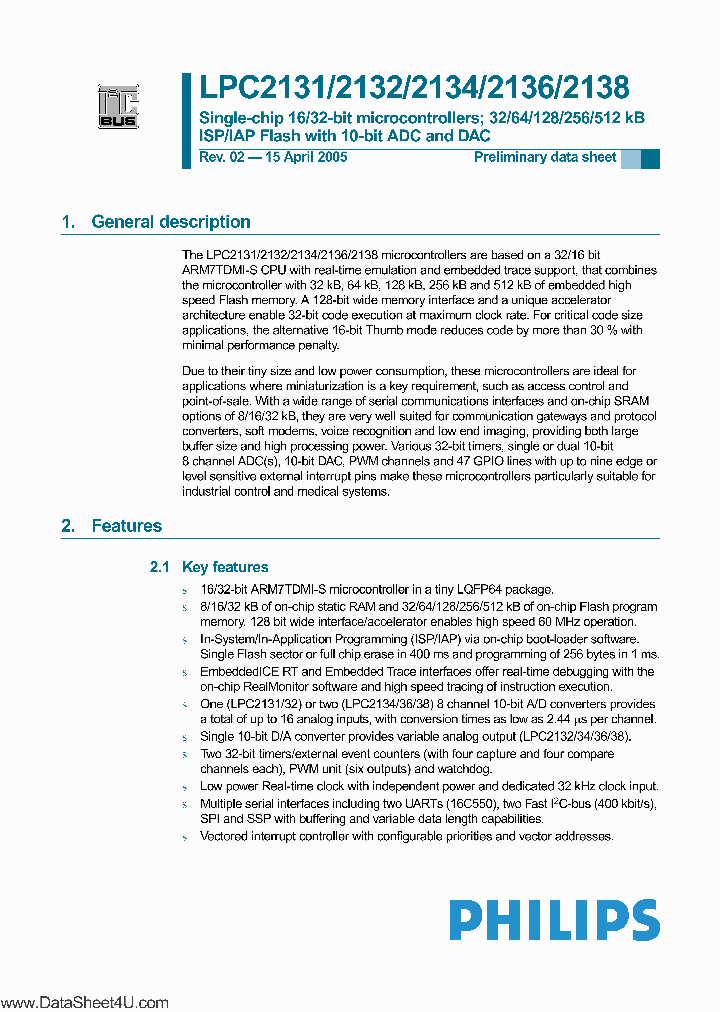 LPC2134_145558.PDF Datasheet