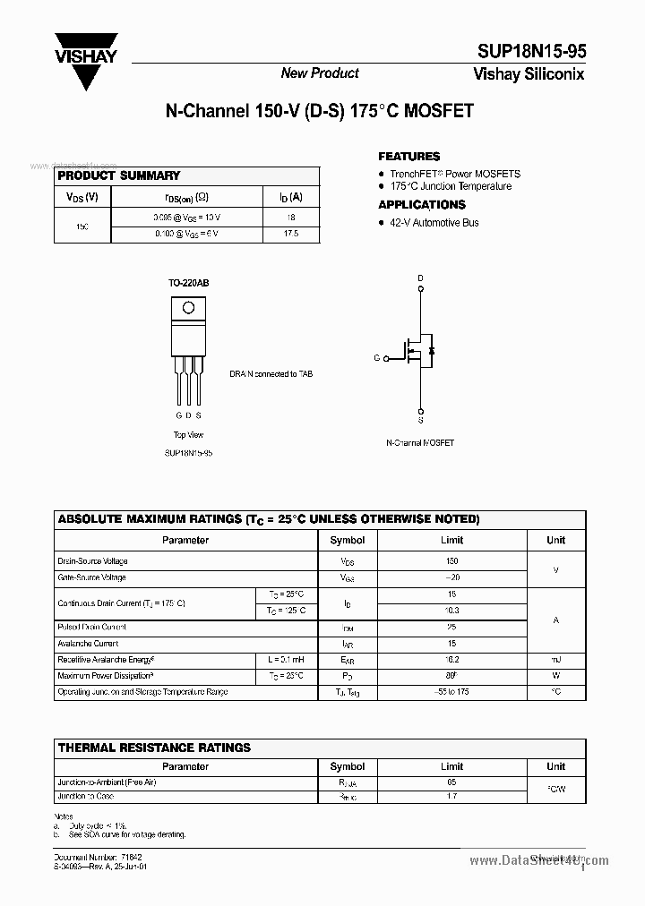 SUP18N15-95_148373.PDF Datasheet