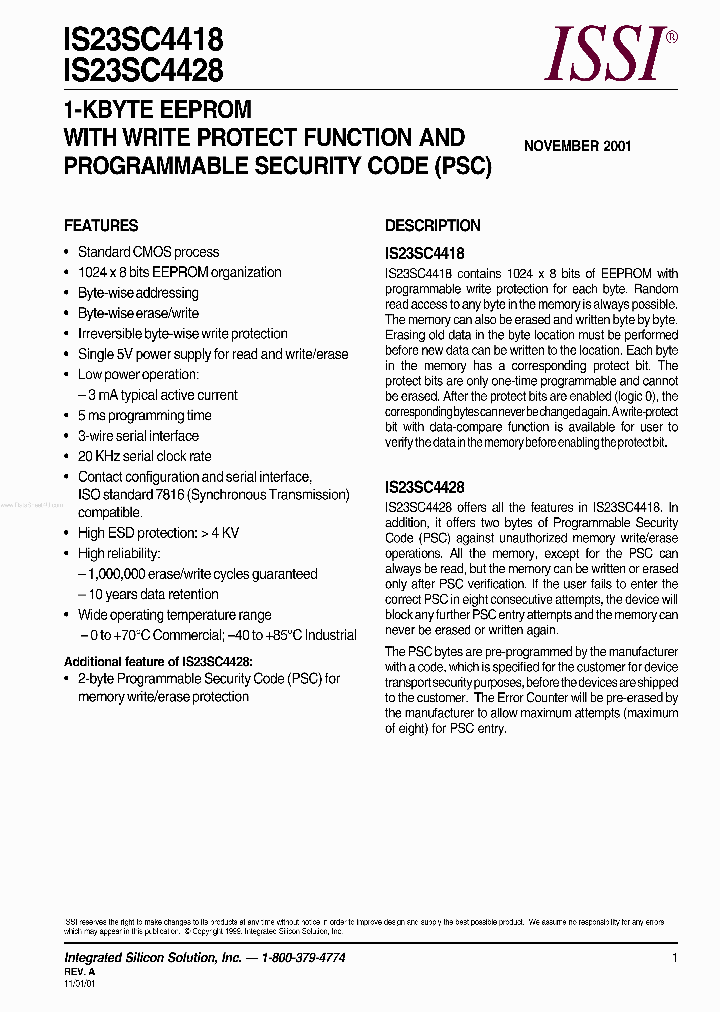 IS23SC4418_149453.PDF Datasheet