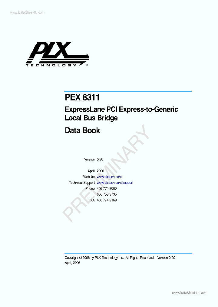PEX8311_150403.PDF Datasheet