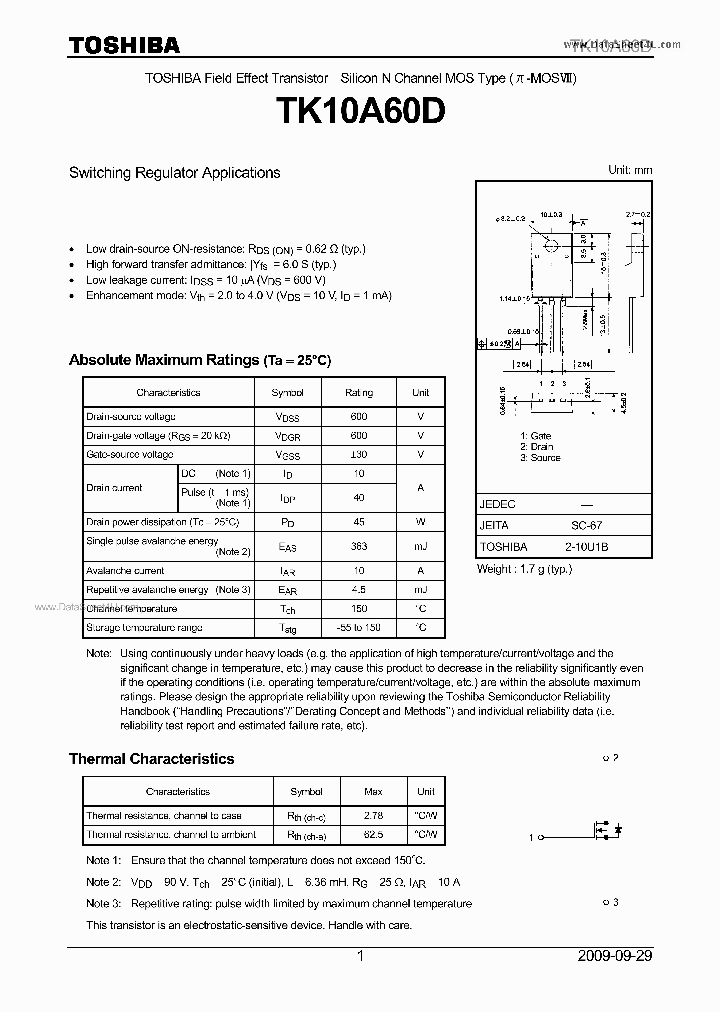 TK10A60D_153408.PDF Datasheet