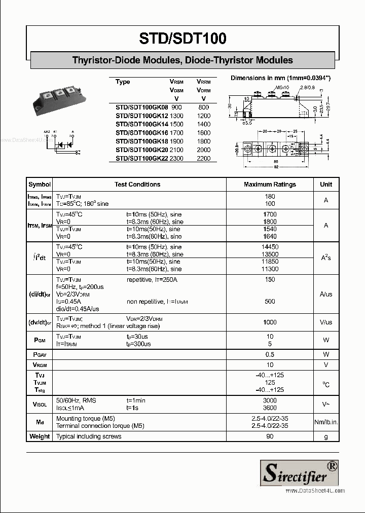 STD100GKXX_152868.PDF Datasheet