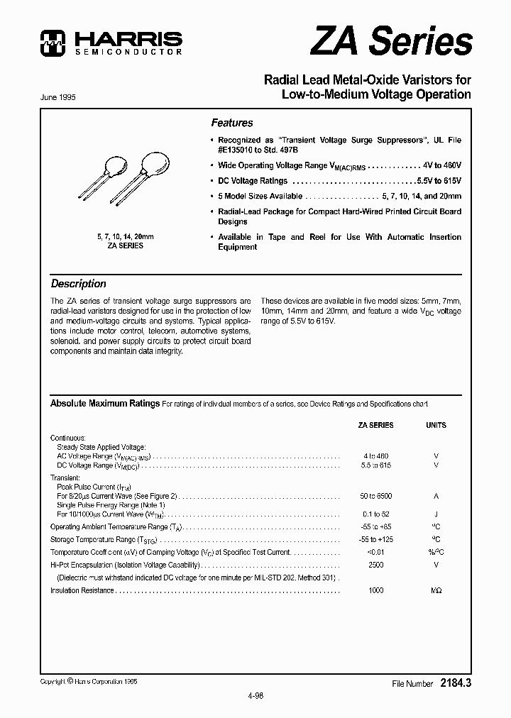 V100ZA15_163639.PDF Datasheet