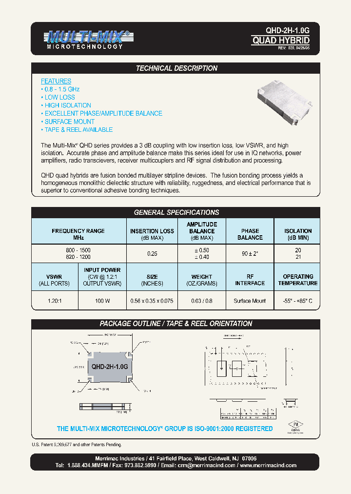 QHD-2H-10G_171990.PDF Datasheet