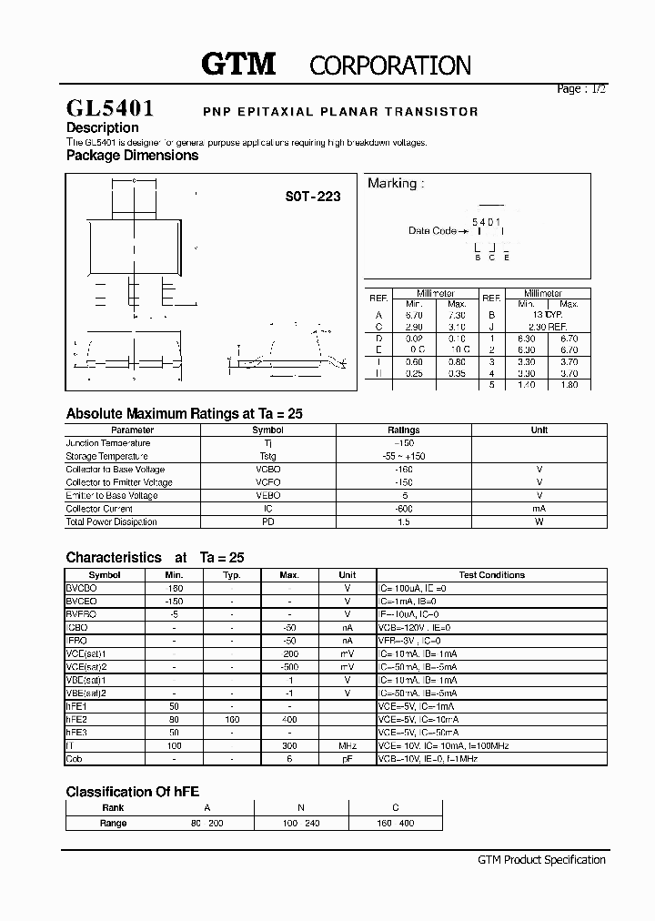 GL5401_188280.PDF Datasheet