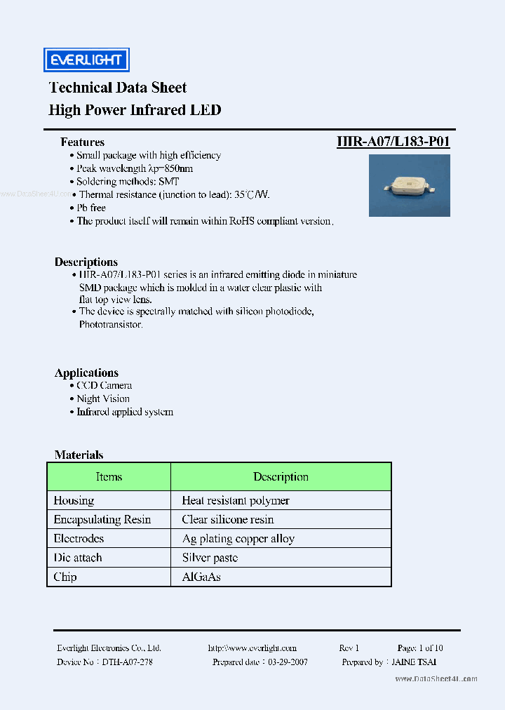 HIR-A07_158645.PDF Datasheet