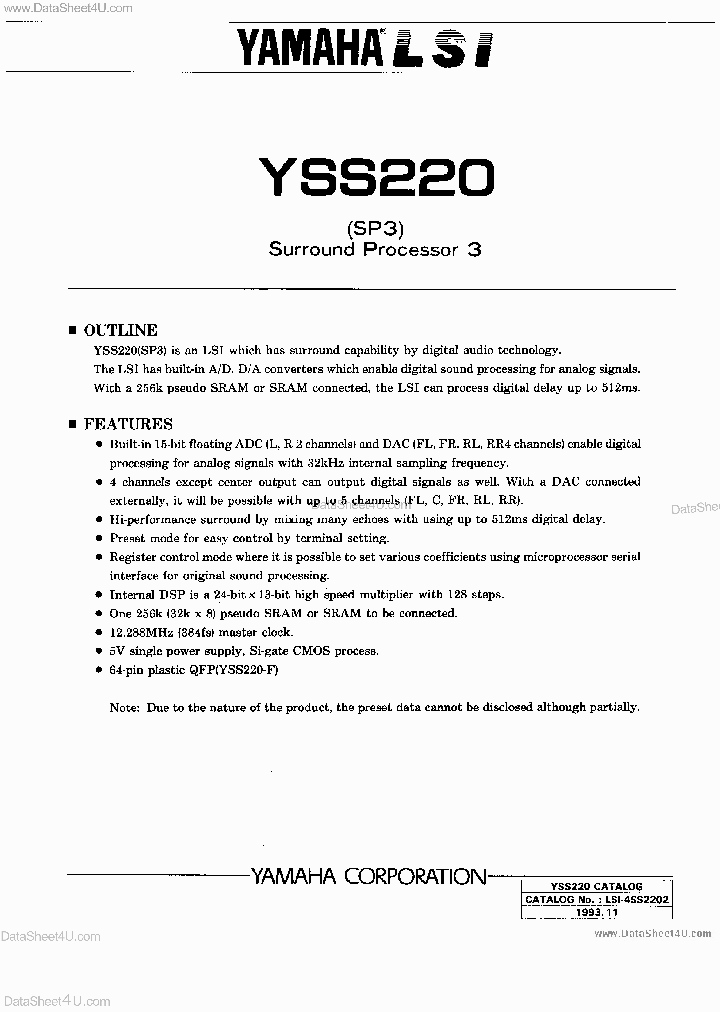YSS220_166379.PDF Datasheet