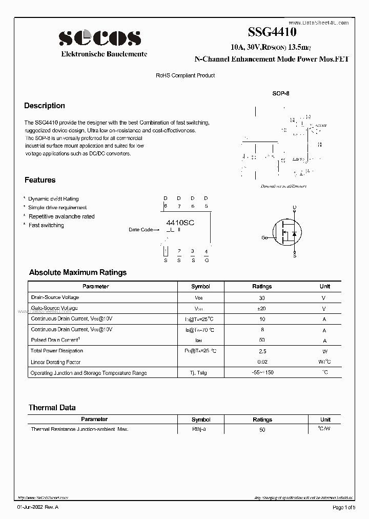 SSG4410_167946.PDF Datasheet
