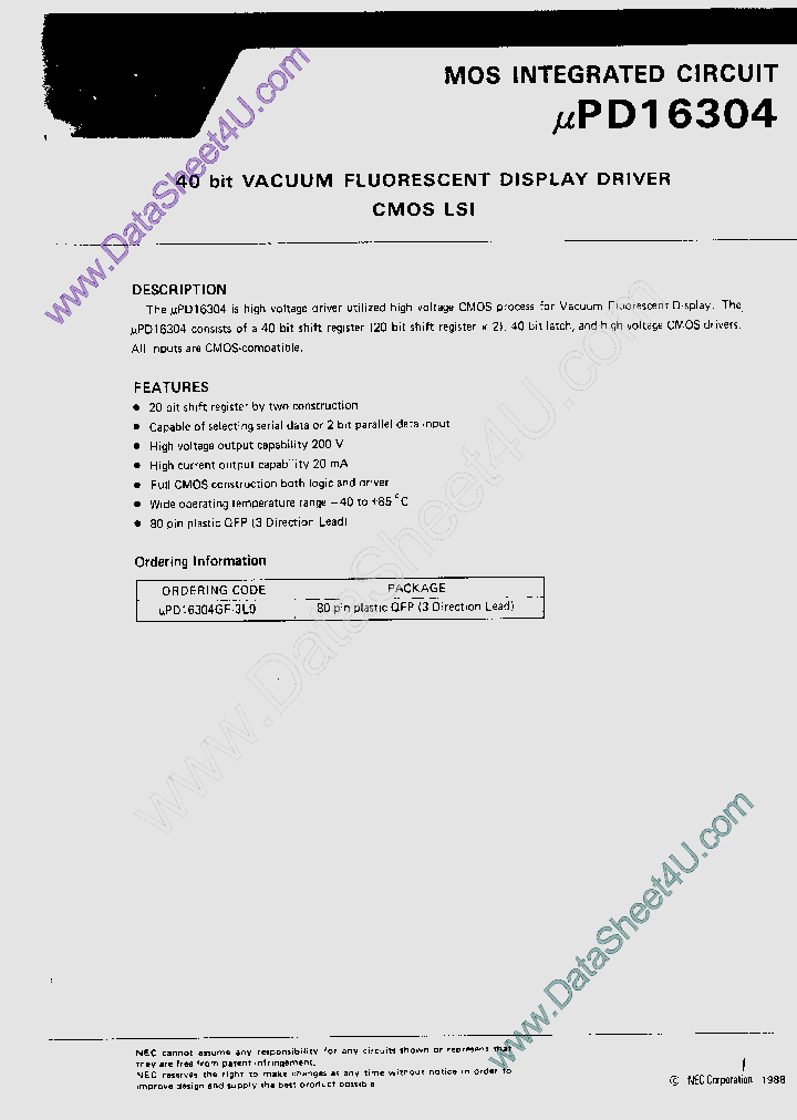 UPD16304_173689.PDF Datasheet