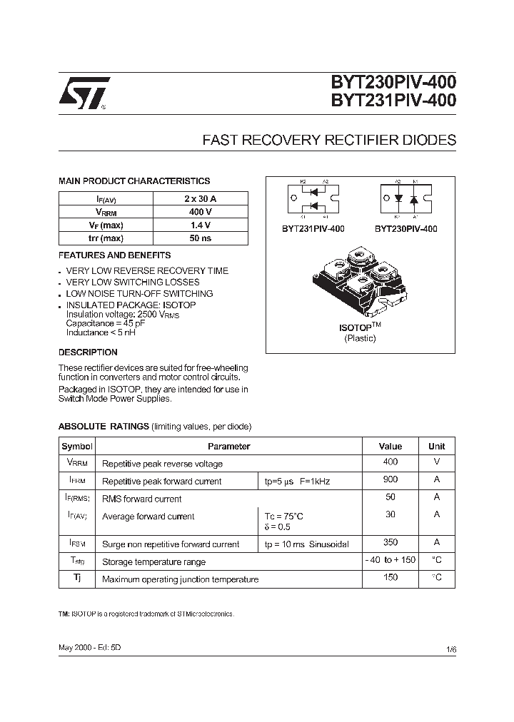 BYT230PIV-400_200329.PDF Datasheet