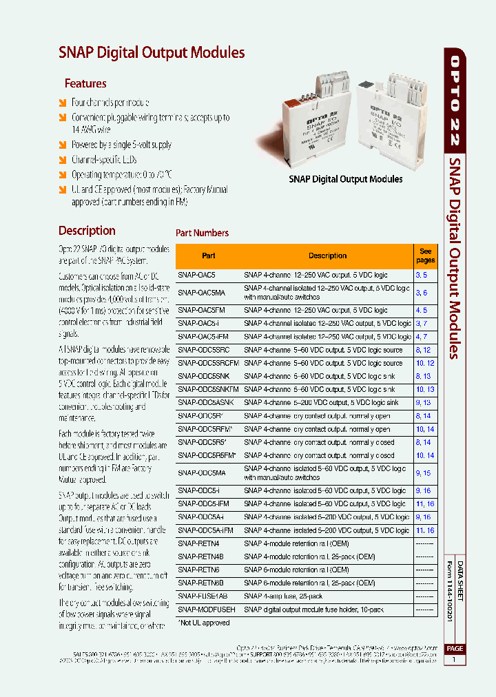 SNAP-OAC5-IFM_213618.PDF Datasheet