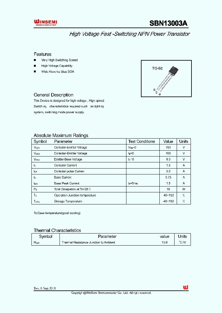 SBN13003A_242761.PDF Datasheet