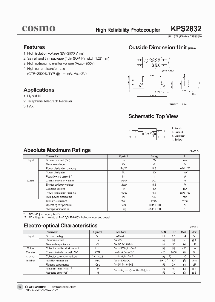 KPS2832_277133.PDF Datasheet