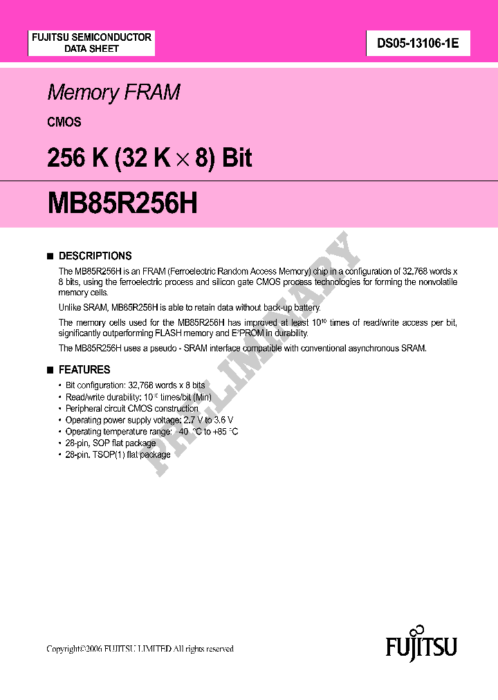 MB85R256H_181044.PDF Datasheet