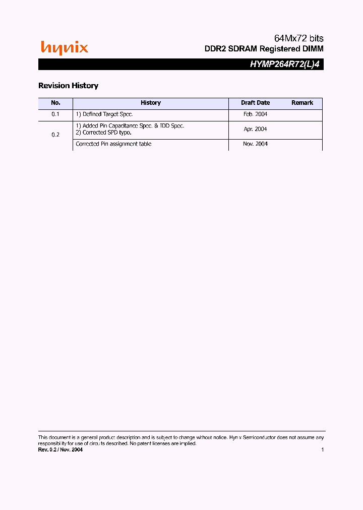 HYMP264R72L4-Y5_219955.PDF Datasheet