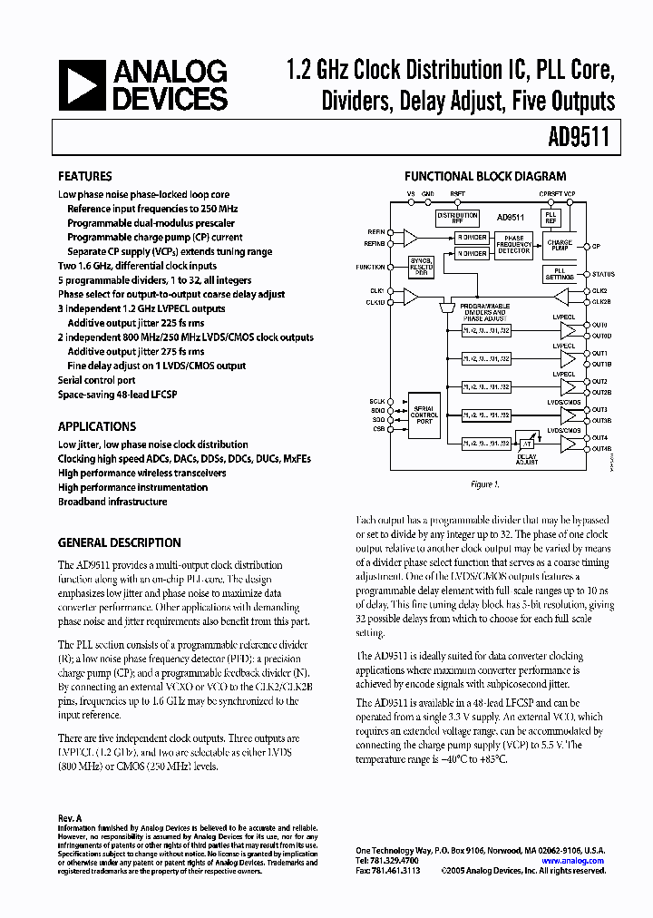 AD9511-VCOPCB_295992.PDF Datasheet