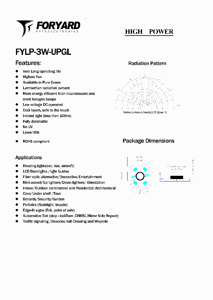 FYLP-3W-UPGL_333163.PDF Datasheet