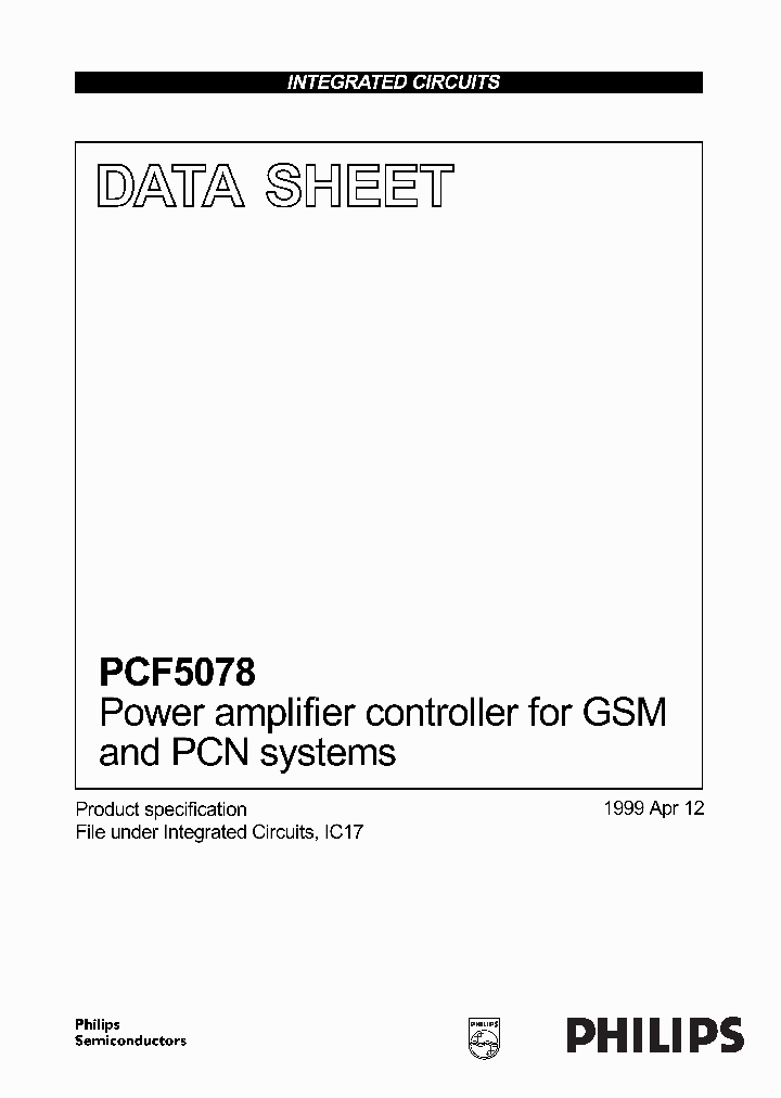PCF5078_471296.PDF Datasheet