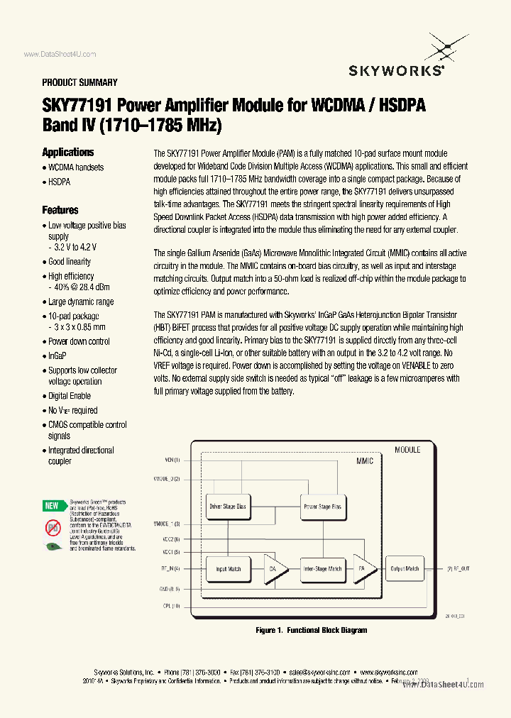 SKY77191_197628.PDF Datasheet