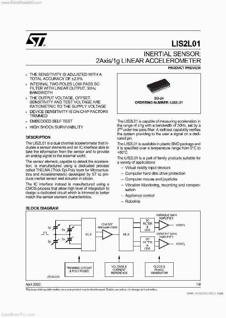LIS2L01_197526.PDF Datasheet