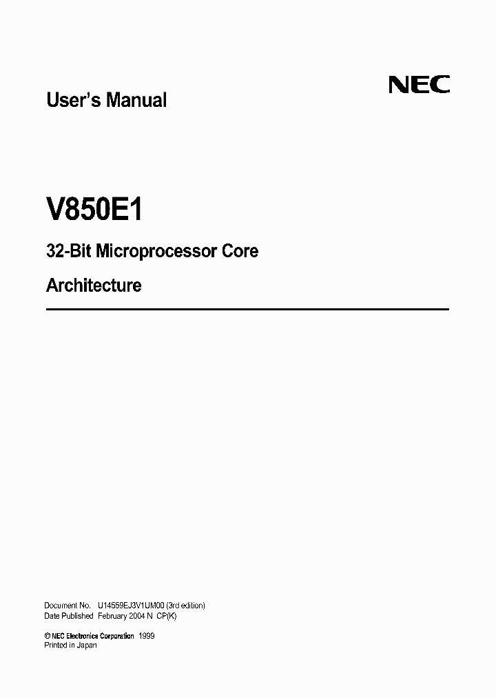 V850EMA1_399305.PDF Datasheet