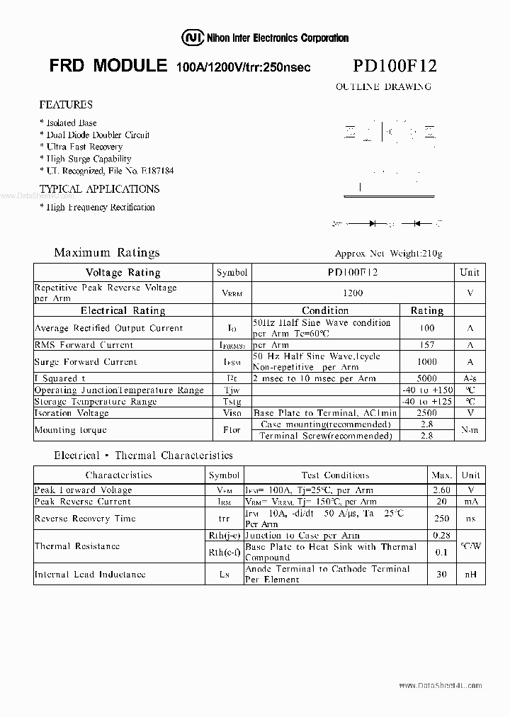 PD100F12_199976.PDF Datasheet