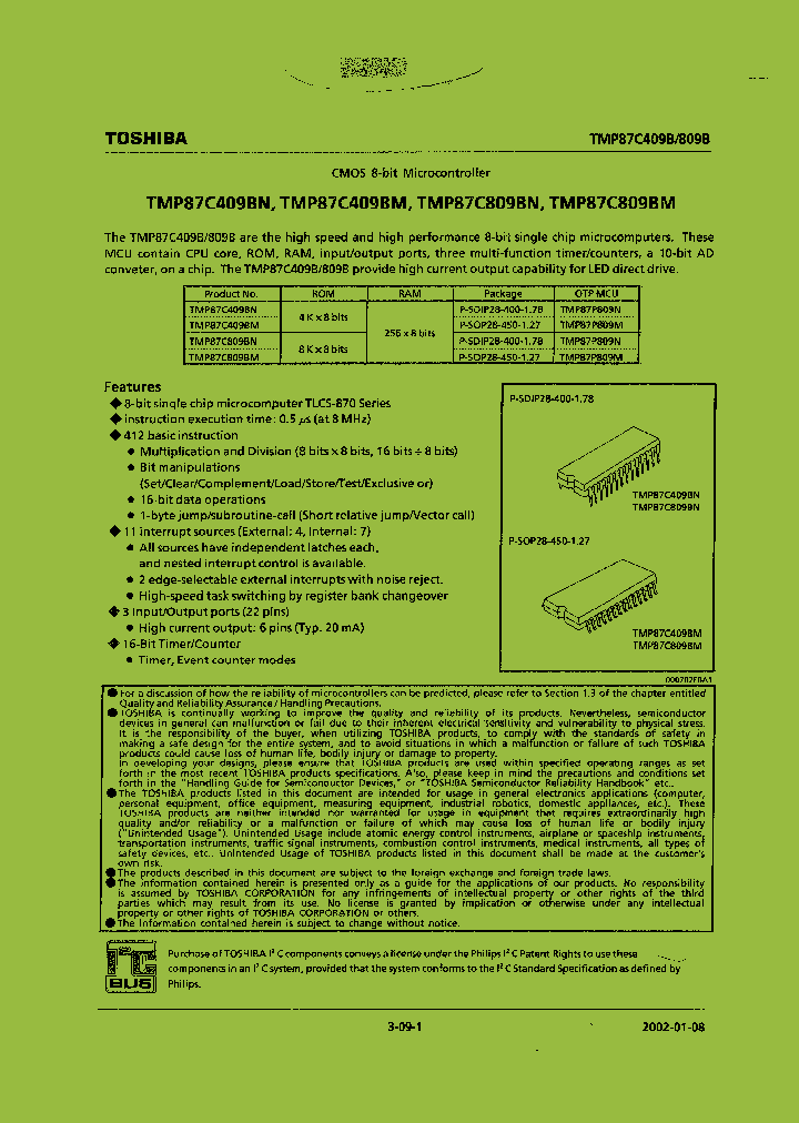 TMP87C409BN_200486.PDF Datasheet